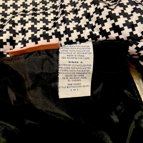 Macy’s little girl size 4 beautiful vest black /red bows, ruffles on the trim. - Picture 2 of 12